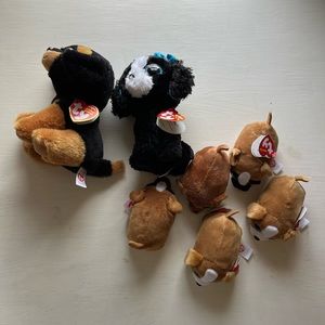 Dog beanie babies